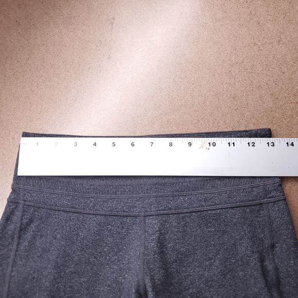 Prana Yoga Pants Women S Charcoal Gray Heather Wide Leg Flare Athleisure Casual - Picture 6 of 12